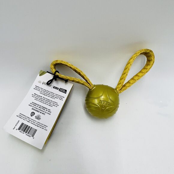 Bark Box Small Golden Snitch Dog Toy Super Chewer Active Play Only Harry Potter - Picture 3 of 3